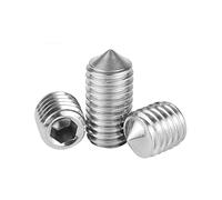 Vis à tête hexagonale, 2 pièces M12 × 30 mm, vis de réglage douille Allen en acier inoxydable 304, extrémité pointue, supérieure métrique, d'arrêt(M14x12mm 10pcs)