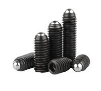 Vis à tête hexagonale à six pans creux, 2/10X M3 M4 M5 M6 M8 M10 M12, acier inoxydable 304 de qualité 12.9, noir, à ressort, à bille, à tête creuse(Grade 12.9 Steel,30mm,M12(2pcs))
