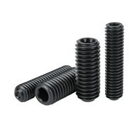 Vis à tête hexagonale à six pans creux en acier au carbone M1.6 M2 M2.5 M3 M4 M5 M6 M8 M10, 5 à 100 pièces(12MM_M3(55PCS))