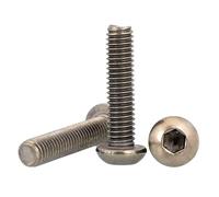 Vis à tête hexagonale à tête hexagonale en titane pur GR2, 20 pièces, M2 M2.5 M3 M4 M5 M6, 20 pièces, M2X3 (S1.3)