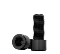 Vis à tête hexagonale creuse à filetage fin M16 M18 M20 M22 M24, classe 10.9, pas de 1 mm, 1,25 mm ou 0,5 mm(M16x1.5x130 H 2pcs)