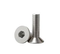 Vis à tête hexagonale creuse en acier inoxydable 304, boulons métalliques à filetage hexagonal M3 M4 M5 M6 M8 A2(DIN7991,22MM_M5(20PCS))