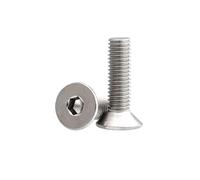 Vis à tête hexagonale creuse fraisée plate Allen M4 M5 M6 M8 M10 M12 en acier inoxydable 316, longueur 40-65 mm, norme DIN 7991 (1 10 pièces)(45mm,2pcs M8)