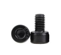 Vis à tête hexagonale en acier au carbone de qualité M2 .5 M3, 100 pièces, longueur 12.9: 18mm-50mm(50mm x100pcs,M3)