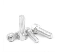 Vis à tête hexagonale en alliage d'aluminium, boulon Allen M2 M2.5 M3 M4 M5 M6 M8 M10 (20 pièces), 20 pièces, M10X60