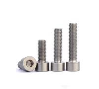 Vis à tête hexagonale en métal M8 M10 DIN912 GR2, 10 pièces, fixations à haute résistance for l'automobile et l'industrie(M10x35mm)