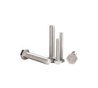 Vis à tête hexagonale extérieure en acier inoxydable 316, M4 M5 M6 M8 M10 M12 M14 M16 M18, DIN933 A4-70(30PCS M6_30MM_316 STAINLESS STEEL)