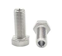 Vis à tête hexagonale extérieure spéciale en acier 304, filetage traversant, M4, M5, M6, M8, M10, M12, M14, M16, M20(M12x20 (2pcs))