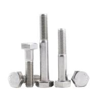 Vis à tête hexagonale externe demi-dent filetage partiel, boulons hexagonaux en acier inoxydable 304 A2 pour réparation(M10x35mm-1pcs)