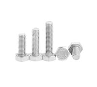 Vis à tête hexagonale externe DIN933, 2 20 pièces, M1.6 M2 .5 M3 M4 M5 M6 M8 M10 M12 304, boulon hexagonal en acier inoxydable(10mm,M5 10pcs)