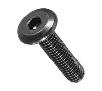 Vis à tête hexagonale, Flat Head Hex Socket Cap Screws - Steel Hex Socket Bolts for Furniture Woodworking Projects(Black,30,M5-0.8x20mm)