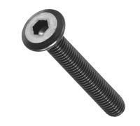 Vis à tête hexagonale, Flat Head Hex Socket Cap Screws - Steel Hex Socket Bolts for Furniture Woodworking Projects(Black,25,M6-1x40mm)