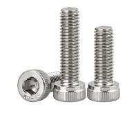 Vis à tête hexagonale moletée en acier inoxydable 304 M4 M5 M6 M8 M10 M12, boulons à tête mince(20mm,M12-5pcs)