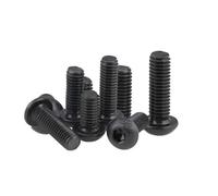 Vis à tête hexagonale Plat, Vis à tête cylindrique à six pans creux en acier allié de grade 10.9, filetage à gauche, paquet M4-M10(M5x12 mm (20 Pcs))