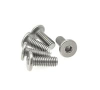 Vis à tête hexagonale Ultra-fine en métal pur, grandes vis à tête plate for une fixation de précision, 50 pièces(M4X30-50PCS)