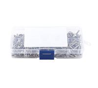 Vis à tête hexagonale vis à tête plate 300 pièces M3 en acier inoxydable SS304 Kit d'assortiment pour appareils de bureau à domicile machines réparation de meubles inventions