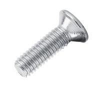 Vis à Tête Plate à Tête Plate en Acier Inoxydable Premium, 304 Attaches en Acier Inoxydable avec 9 Longueurs de Filetage, Idéal pour l'accessoire d'outil de Réparation, Utilisation Polyvalente
