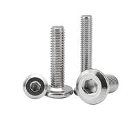 Vis à tête plate hexagonale creuse en acier inoxydable M2, M2.5, M3, M4, M5, M6, M8, M10 (2 à 50 pièces) for meubles(8mm,M2 50pcs)