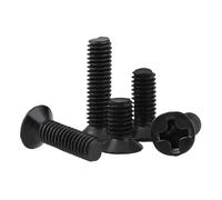 Vis à tête plate M1 M1.2 M1.4 M1.6 M2 M2.5 M3 M4 M5, 20 à 100 pièces(10mm,M4 20pcs)