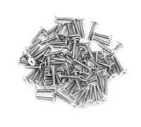 Vis à tête plate M2 en acier au carbone, 100 pièces, pièces de réparation de machines (Quoi*12*kh)