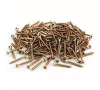 Vis À Tête Plate Phillips Fraisée En Zinc M4 For Panneaux De Fibres, Vis Autotaraudeuses For Panneaux De Particules Et Cloisons Sèches, Vis À Bois(M4x40 200pcs)