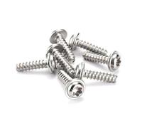 Vis à tête ronde Torx en acier inoxydable M2 M2.6 M3 M4 M5 pour plastique 100 pièces, 100 pièces, M2X8