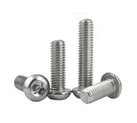 Vis à tête ronde Torx, Vis à six pans creux Torx à tête ronde avec goupille, antivol, M3, M4, M5, M6, M8