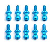Vis À Tête Sphérique Hexagonale en Métal M3 10 Pièces Rechange pour Tamiya pour TT01 pour TT02 pour Sakura D5 1/10 RC Drift Car Accessoire Voiture RC
