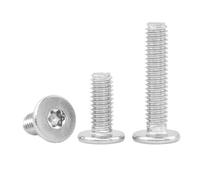 Vis à tête Torx ultra basse en acier inoxydable 304 M2,5 M3 M4 M6 M8 Vis à métaux à six lobes super plates(30mm,M4 10pcs)