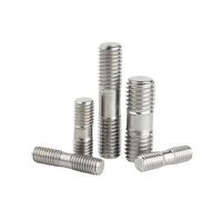 Vis à tige filetée à double extrémité, filetage d'extrémité en acier inoxydable 304 M3 M4 M5 M6 M8 M10 M12 M16 boulons boulon dent bâton barre(M8 (1pcs),40mm)