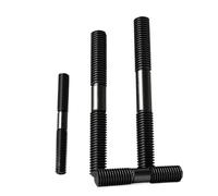 Vis à tige filetée double M16 M18 M20 M24 en acier au carbone noir haute résistance de grade 8.8(85mm,M18-2pcs)