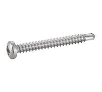 Vis à tôle - tête cylindrique - filetage total - 3,9x12,7 mm - 200 pièces ACTON