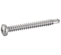 Vis à tôle - tête cylindrique - filetage total - 3,9x15,9 mm - 200 pièces ACTON