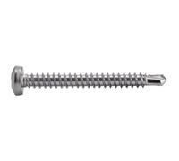 Vis à tôle - tête cylindrique - filetage total - 4,8x19 mm - 200 pièces ACTON
