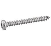 Vis à tôle tête cylindrique large inox A2 DIN 7981 6,3X90 boîte de 100 - - 624056,3X90