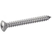 Vis à tôle tête fraisée bombée pozidrive forme C inox A2 DIN 7983 3,5X25 boîte de 200 -- 624113,5X25