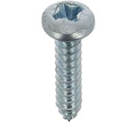 Restagraf - Vis à Tôle - Tête Cylindrique Bombée Pozidrive - Acier Zingué Blanc - Standard DIN 7981 - Fixation Carrosserie - Réf. 640 - Sachet de 25