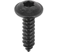 Vis à Tôle Tête Ronde Large RLX Torx en Sachet, 4.2mm x 16mm, NFE 25-655, Zinc Noir, Lot de 30