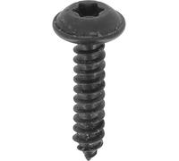 Vis à Tôle Tête Ronde Large RLX Torx en Sachet, 4.2mm x 19mm, NFE 25-655, Zinc Noir, Lot de 30