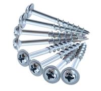 Vis à trou de poche en acier au carbone, croix à filetage automatique, vis taraudeuse tranchante, outil pour le travail du bois 25MM 100 pièces