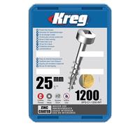 Vis à trous de poche 25 mm Revêtu de Zinc Pan-Head, Filetage épai, 1200 - - SPS-C1-1200-INT