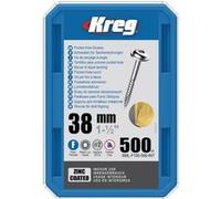 Vis à trous de poche 38 mm Revêtu de Zinc Maxi-Loc, Filetage fin, 500 - KREG - SML-F150-500-INT