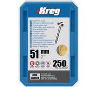 Vis à trous de poche 51 mm Revêtu de Zinc Maxi-Loc, Filetage épai, 250 - KREG - SML-C2-250-INT G