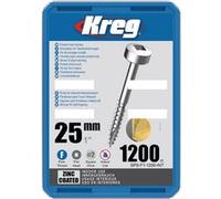 Vis à trous de poche Kreg Revêtu de Zinc Pan-Head, Filetage fin - KREG - SPS-F1-500-INT