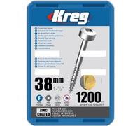 Vis à trous de poche Kreg Revêtu de Zinc Pan-Head, Filetage fin - KREG - SPS-F150-1200-INT G