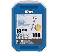 Vis à trous de poche Kreg Revêtu de Zinc Pan-Head, Filetage fin - SPS-F