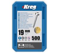 Vis à trous de poche Kreg Revêtu de Zinc Pan-Head, Filetage fin - KREG - SSPS-F075-500-INT G