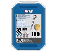 Vis à trous de poche Kreg Revêtu de Zinc Pan-Head, Filetage fin - SPS-F125-100-INT G