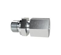 Vis à visser, M33 x 2 a, diamètre extérieur du tube : 25 mm, PN max. 400 bars, SW1 46, SW2 41, acier galvanisé, joint souple.