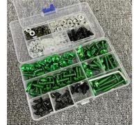 Vis Accessoires Kit De Boulons Carénage Carrosserie Moto pour Benelli TRK 502 502x 502c Leoncino 500 TNT 125 Tnt300 Vis Écrou Accessoires(Green)